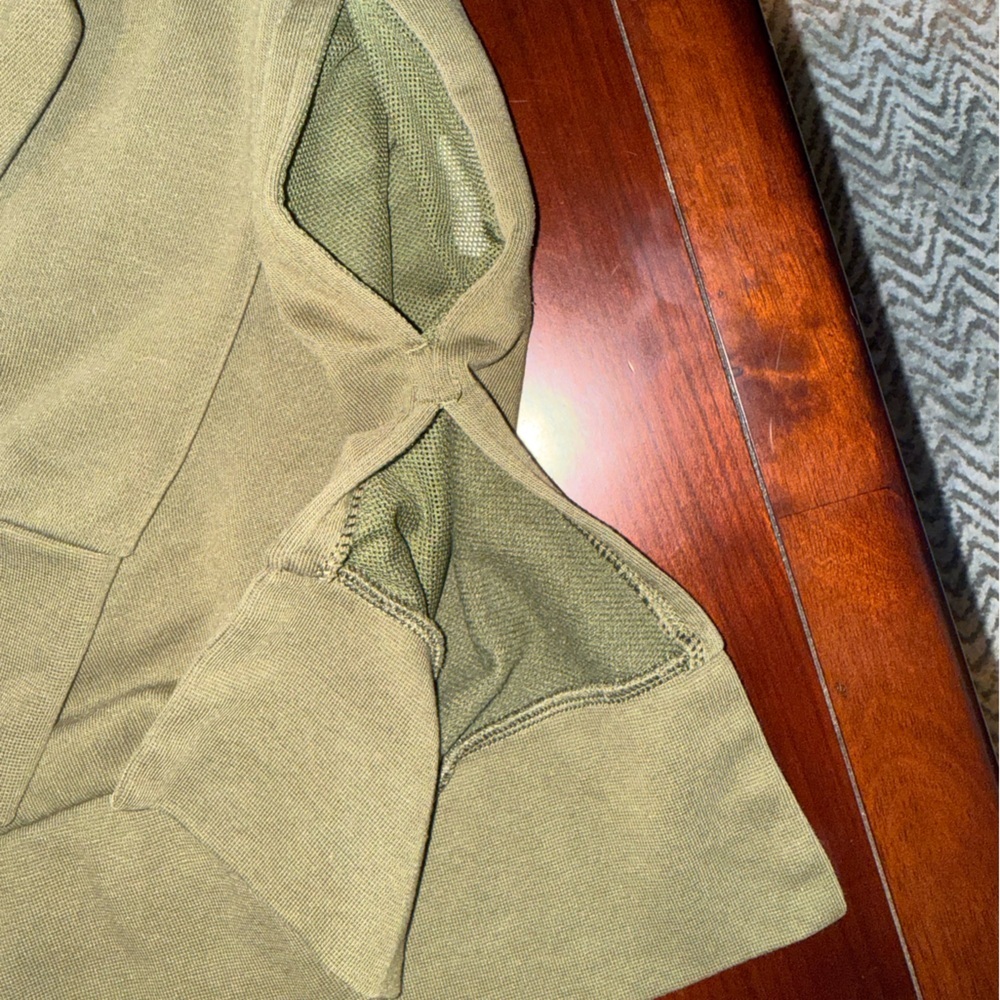 Nike Dry fit xl olive full zip hoodie athletic sweatshirt - Picture 5 of 6